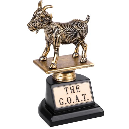 6-Inch G.O.A.T Trophy - Funny Recognition Award for Sports, Teachers, Bosses