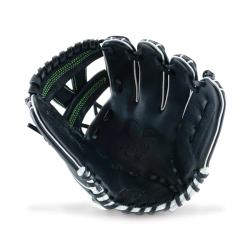 Marucci Krewe V3 Series Baseball Glove - Right Hand Infield Black Neon Green