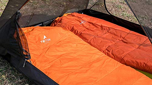 Synthetic Mummy Sleeping Bag - 0°F / 20°F Lightweight Warm Camping Gear