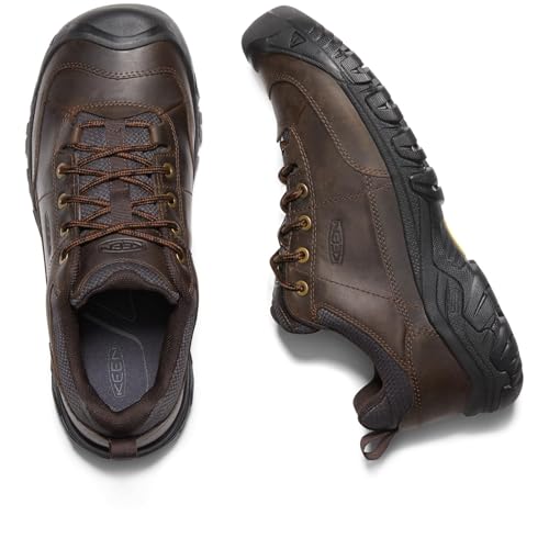 KEEN Men's Targhee 3 Oxford Hiking Shoes - Dark Earth / Mulch / 10.5