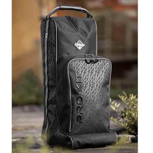 Waterproof Riding Boot & Hat Bag - Black, Durable Storage for Equine Accessories