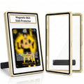 Gold BGS Card Case with Foldable Metal Stand for 35PT Graded Cards UV & Bumper Protection