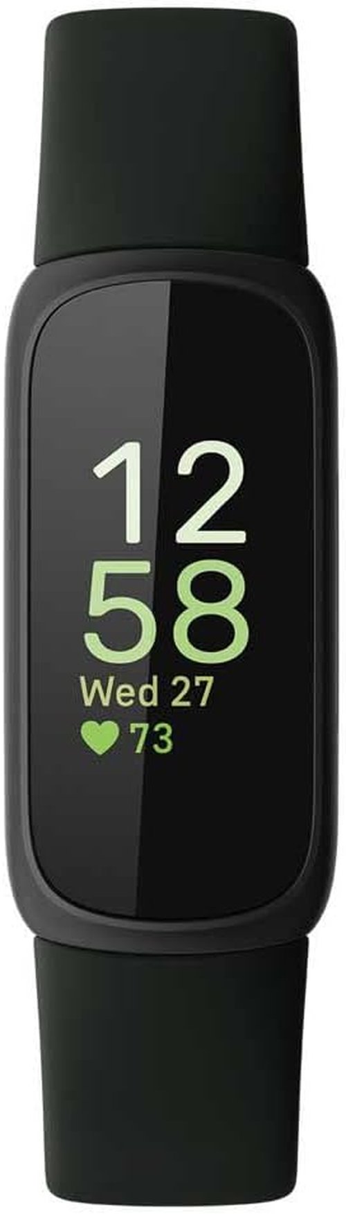 Fitbit Inspire 3 Fitness Tracker - Advanced Health Insights & Stress Management | Includes Small & Large Bands (Midnight Zen/Black)