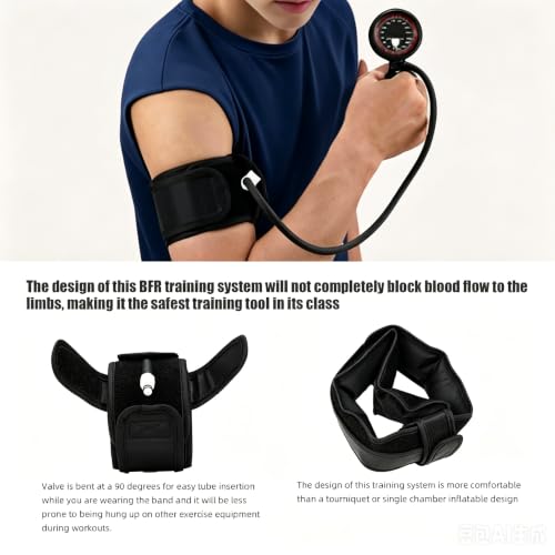 CLQPY 2 Leg Blood Flow Restriction Bands for Occlusion Training & Recovery