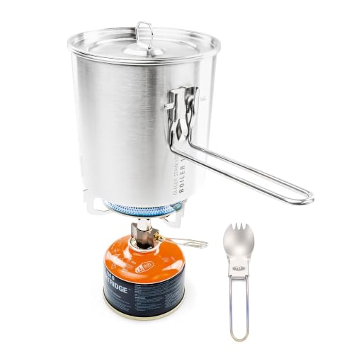 GSI Outdoors Glacier Stainless Camping Cookset with Pot, Frypan, Cups & Bowls