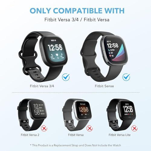 Two-Tone Floral Engraved Silicone Sport Band for Fitbit Versa 3/ Versa 4/ Sense 2 - Black & Hot Pink