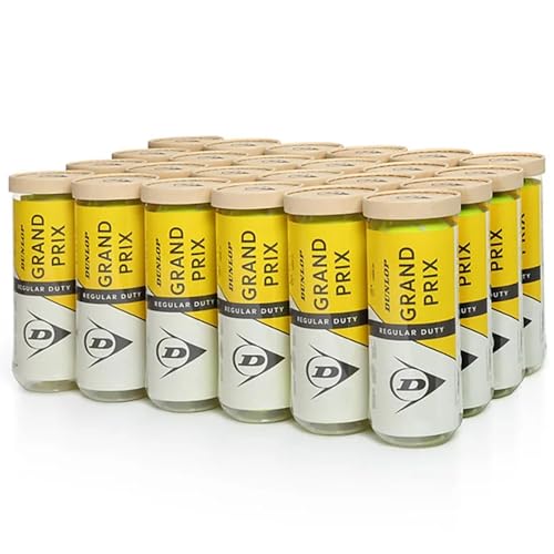 Dunlop Grand Prix Tennis Balls 24 Can Case (72 Balls) - Regular Duty