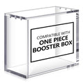 Cinnvoice 4-Pack Acrylic Booster Box Display Case for OP-04 to OP-16 TCG Cards