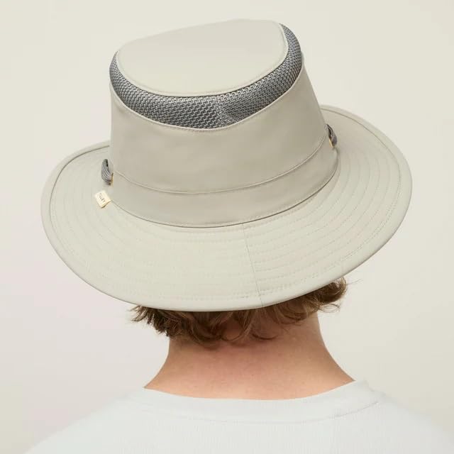 Tilley Womens LTM5 Airflo Medium Brim Sun Hat 7 3/8 Olive Recycled Fabric