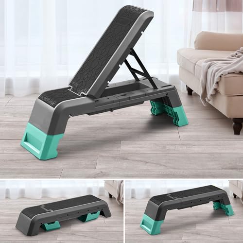 Leikefitness Multifunctional Aerobic Step Platform - Black
