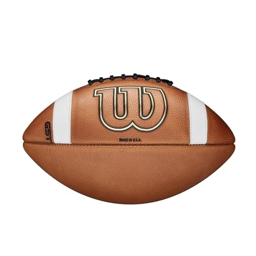 Official Size Leather Football Blemish Practice Ball for American Football