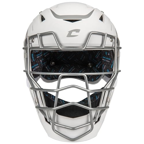 Champro Optimus Pro Fastpitch Catcher's Kit White Ages 9-12 - Baseball Gear