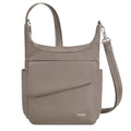 Travelon Hazelnut Anti-Theft Messenger Bag, 9 x 12.5 x 3.5 Inches, Secure Crossbody