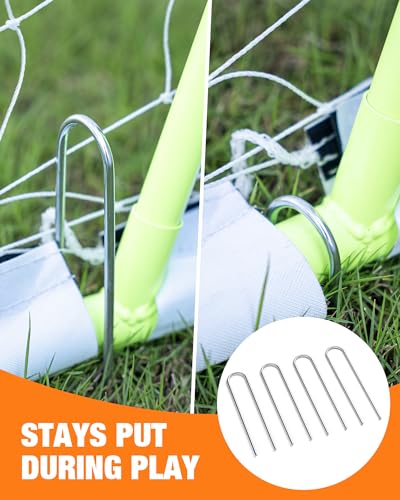 12x6 FT Portable Soccer Goal - Full-Size Heavy-Duty Training Net for Backyard & Indoor