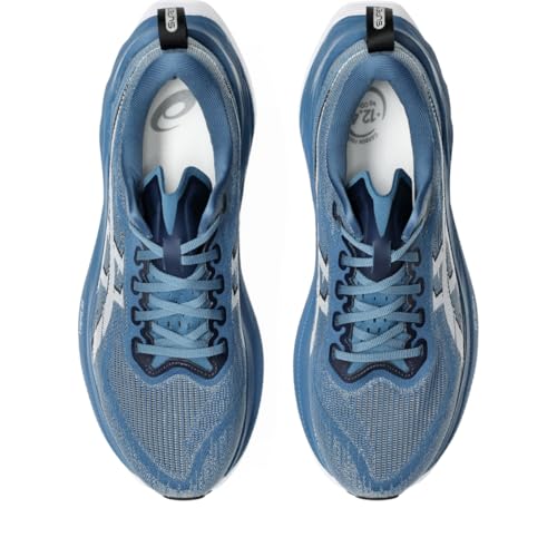 ASICS Unisex Superblast 2 Running Shoes - Women 12.5 / Men 11, Winter Sea/White