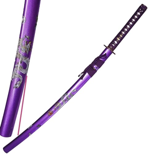 Kamaiwo 1045-Zilong Handmade High Carbon Steel Katana Sword Full Tang Sharp Blade
