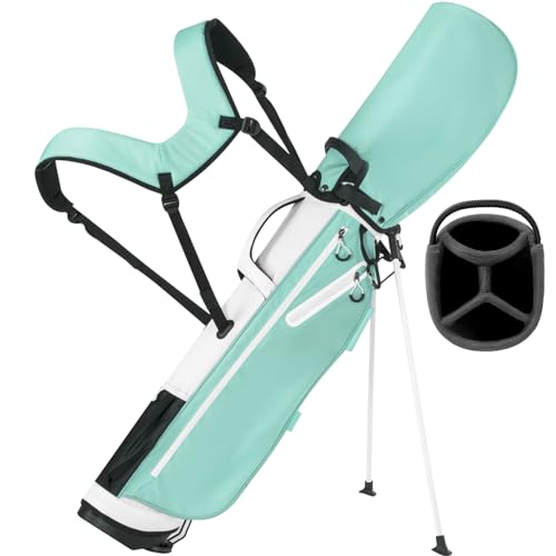 Full Choice Mint Lightweight Golf Stand Bag with 4-Way Dividers & Dual Straps