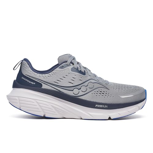 Saucony Men's Guide 18 Sneakers - Flint Navy, Size 12, Cushioned Running Shoe