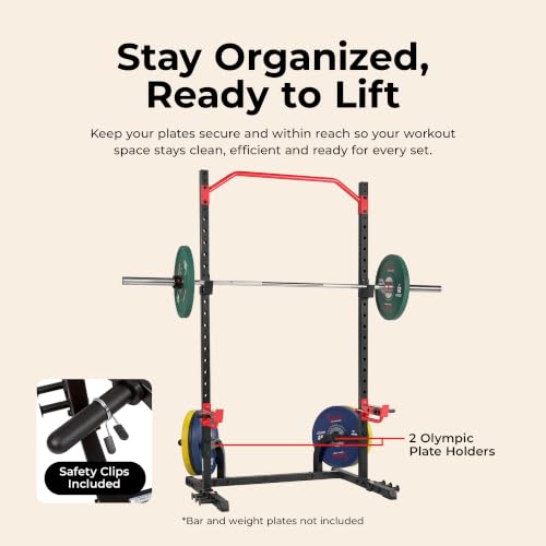 Sunny Health & Fitness Full Size Power Rack for Home Strength Training