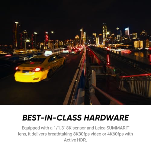 Insta360 Ace Pro 2 Action Camera Bundle with Midnight Black Flash Print - 8K Waterproof, Leica Co-Engineered, Dual AI Chip, Low Light, Xplorer Grip Kit