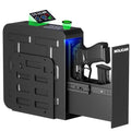 Biometric Gun Safe for Handgun with Fingerprint, Password & Key - MOLICAR Nightstand Safe