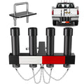 Rumoid Adjustable Hitch Fishing Rod Holder for 2-Inch Receiver, 4 Rod Capacity