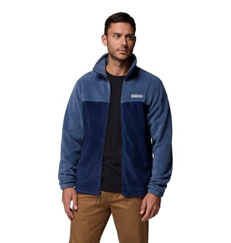 Columbia Men's Steens Mountain Full Zip Fleece Jacket XL Dark Mountain Navy