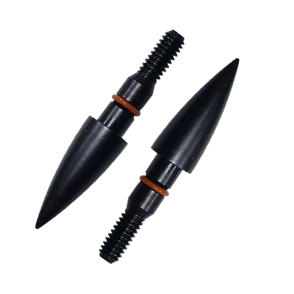 Field Points arrowheads 100 Grains Archery Field Points,9/32" Steel Screw in Archery Field Tips and Broadheads (1 Dozen 12 PCS)