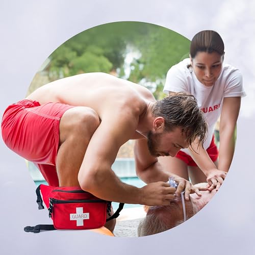 First Aid Waist Pack - Compact Emergency Fanny Pack with Multiple Pockets