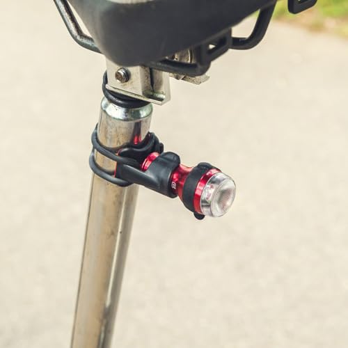 Rechargeable LED Rear Light for Bicycles and Vehicles - Waterproof, High Visibility