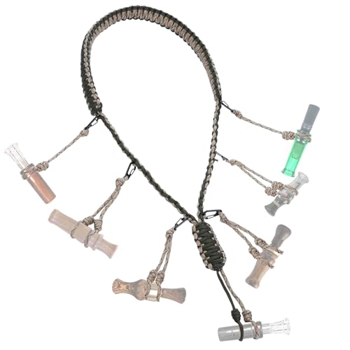 Duck Call Lanyard with 12 Loops Hunting Accessories Durable Nylon