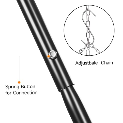 Campfire Tripod for Cooking with Circular Grill Grate - DPZM Variation A