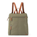 Recycled Nylon Backpack for Women - Olive II, Adjustable Straps, Spacious