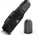 FIRED-UP Hard Top Golf Travel Bag - Collapsible Hard Shell Case with Wheels & Internal Strap