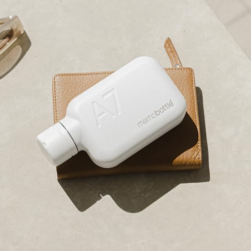 Memobottle A7 Stainless Steel Water Bottle - White, Leak-Proof, Insulated