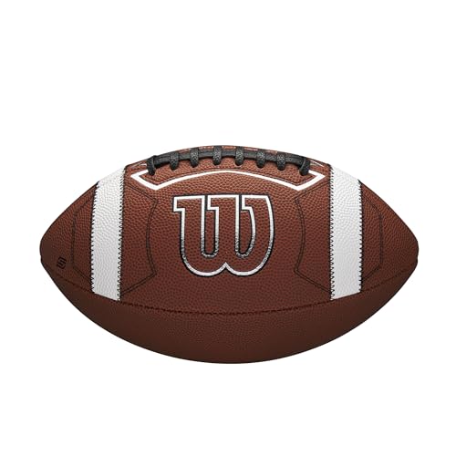 Wilson GST SpeedSkin Official Size American Football - Brown, Grip & Control