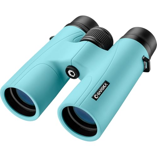 Barska Breeze Blue 10x42 Binoculars - Compact Shockproof Travel Optics