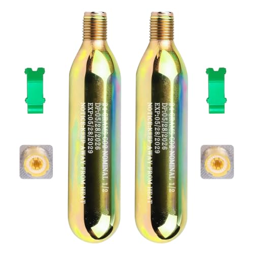 PPB2K 2-Pack 24g CO₂ Cartridges for Inflatable Life Jackets & PFDs