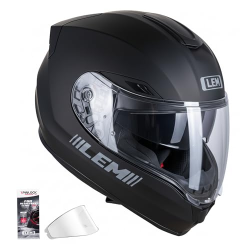 Full Face Motorcycle Helmet for Adults - Medium, Matte Black, DOT Certified