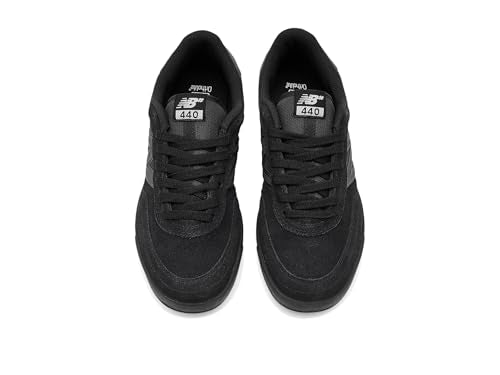 Unisex Skate Shoes 440 V2 by New Balance - 12 Women / 10.5 Men, Black