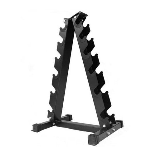 6 Tier Dumbbell Stand Only,Heavy Duty Steel Dumbbell Holder for Home Gym,Max Weight Capacity 660 LBS