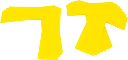 Champion Sports Pickleball Court Boundary Marker Set - Bright Yellow for Easy Visibility