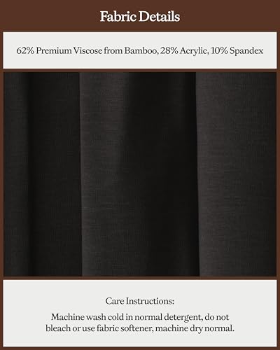 Men's Ultra Soft Jogger Pants with Zippered Back Pocket - Large Black