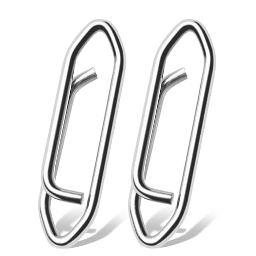 High Strength Saltwater Fishing Snaps 50 Pack - Stainless Steel Tackle Connectors Size 7 (220lb)