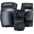 Pro-Tec Street 3-Pack Protective Gear Set for Skateboarding & Biking - Black Medium