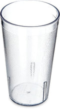 72 Pack 12oz Stackable Shatter-Resistant Plastic Tumblers - Clear