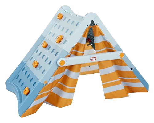 Little Tikes Kids Climbing Wall and Tent Playset - Indoor & Outdoor Active Play for Ages 3+
