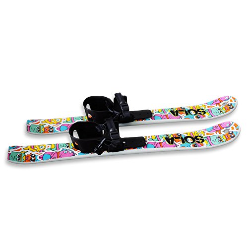 SOLA Kids Gaggle Cross Country Ski Set for Ages 3-4 - Beginner Winter Snow Gear
