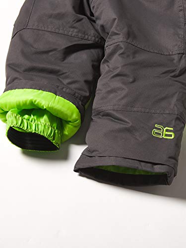 Kids Insulated Snow Suit - Dancing Bear, Charcoal, Small - Winter Outdoor Wear