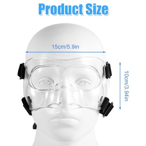 Nose Guard for Broken Nose - Adjustable Face Shield Mask with Pads - Nasal Mask